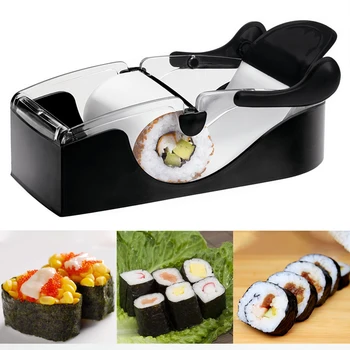 

Sushi Rice Tools Machine Kit Nori Tool Roller Stuffed Garpe Cabbage Vegetable Meat Rolling Tool Set For Japanese Food Onigiri