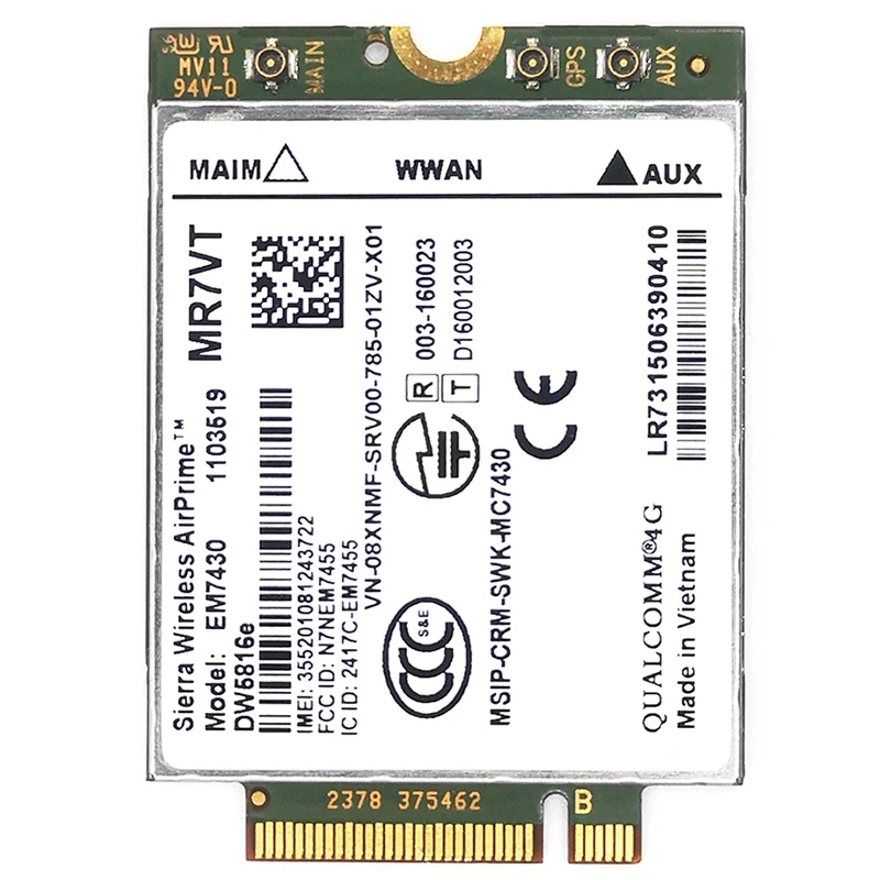 EM7430 DW5816E LTE Unicom Telecom Mobile 4G модуль CAT6 NGFF сетевая карта | Компьютеры и офис