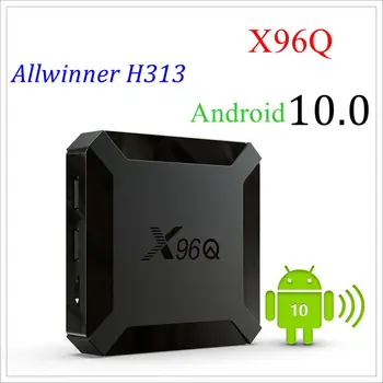 

10pcs X96Q Android 10.0 Smart TV Box 4K Allwinner H313 Quad Core 1G 8G 2G 16G 2.4G Wifi Netflix Youtube H.265 Media Player