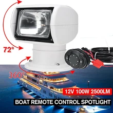 Носки-башмачки для грузовых автомобилей, светильник с устройством дистанционного управления морской дистанционного прожектор 12V 100 Вт светодиодные лампы