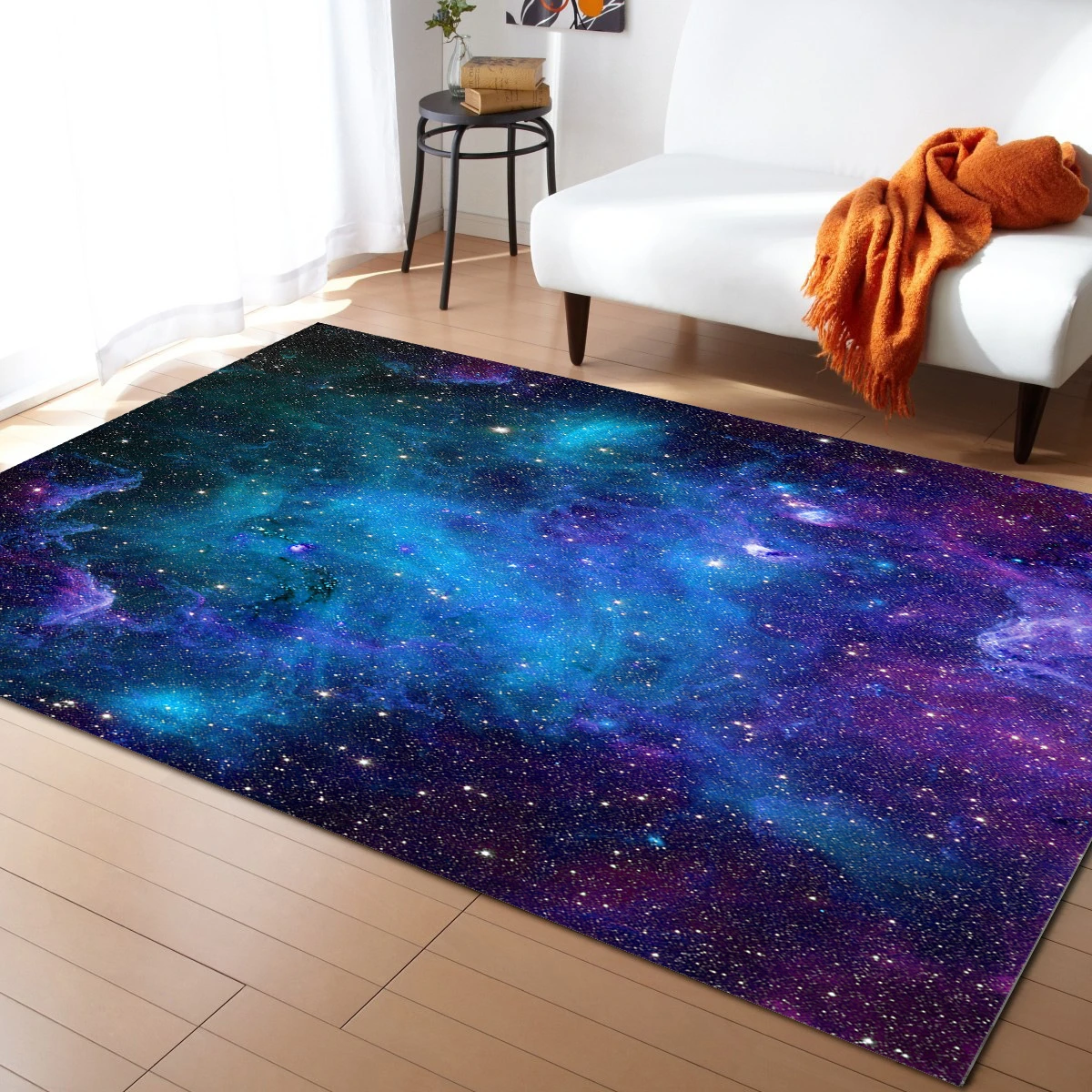 Starry Sky Raum Universum Muster Teppiche für Wohnzimmer Schlafzimmer  Bereich Teppich Kinderzimmer Spielen Matte 3D Gedruckt Hause Große teppich|Carpet|  - AliExpress