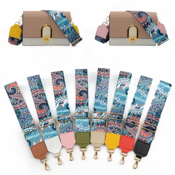 

Nylon Rainbow Bag Strap Handbag Belt Wide Shoulder Bag Strap Replacement Strap Accessory Bags Part Adjustable Strap For Bag