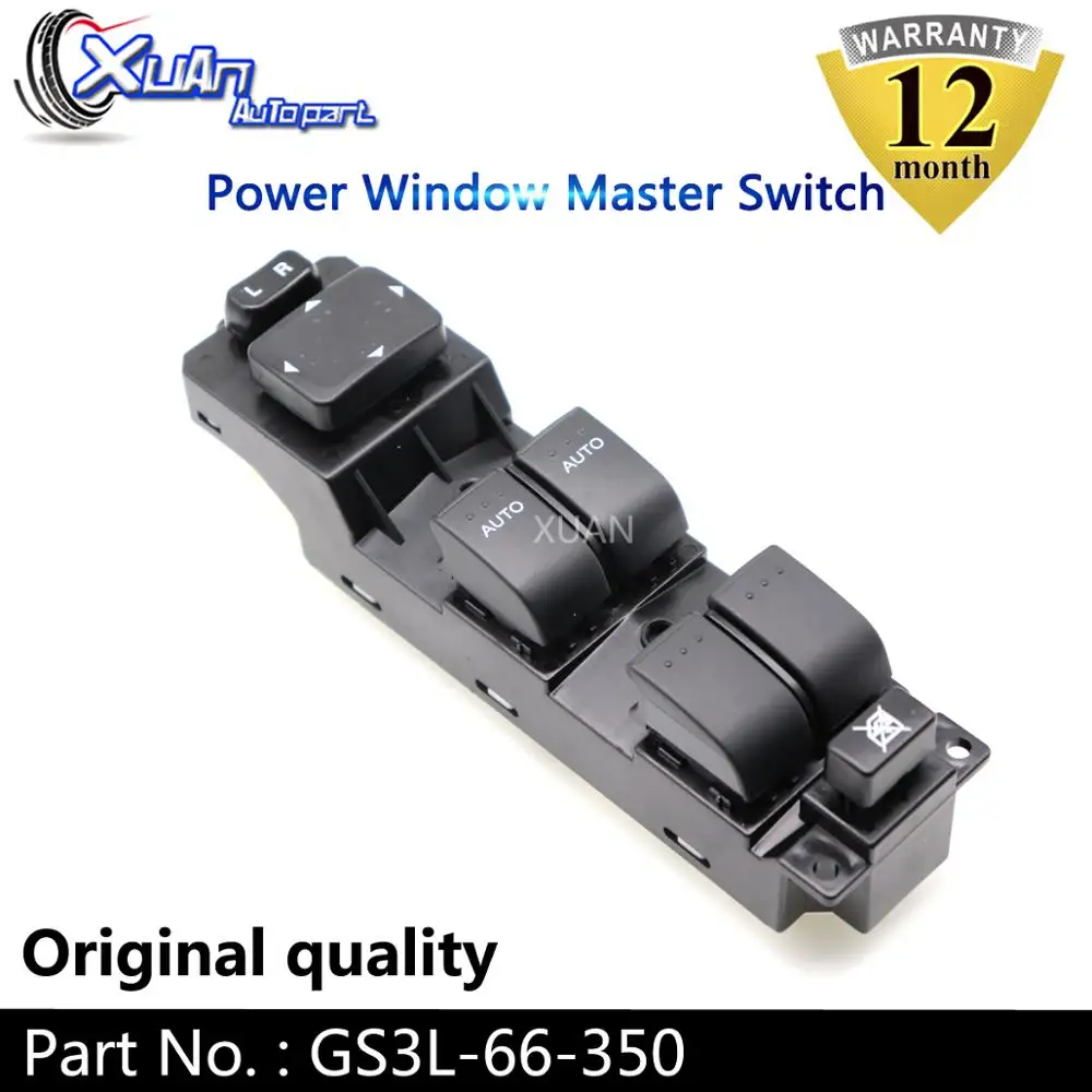 

XUAN Electric Power Window Lifter Master Control Switch GS3L-66-350 For Mazda CX7 6 2.5L 3.7L 2007 2008 2009 2010 2011 2012