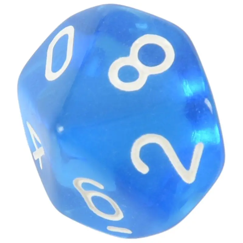 Качество 10-Dices D10 10-сторонняя игральная кость из драгоценного камня для ролевых игр Подземелья и Драконы настольные игры