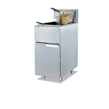 

30L/Tank Stainless Steel Potato Chips Gas Oil Fryer Churros Electric Deep Open Potatoes Chip French Fryer
