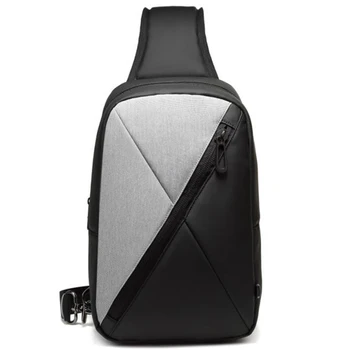 

Simple Travel Messenger Bag Men'S Casual Chest Bag Waterproof Messenger Bag Teen Shoulder Bag