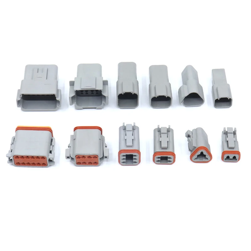 

2P 3P 4P 8P 6P 12P Way Waterproof Electrical Male Female Plug with Wire Cable Harness
