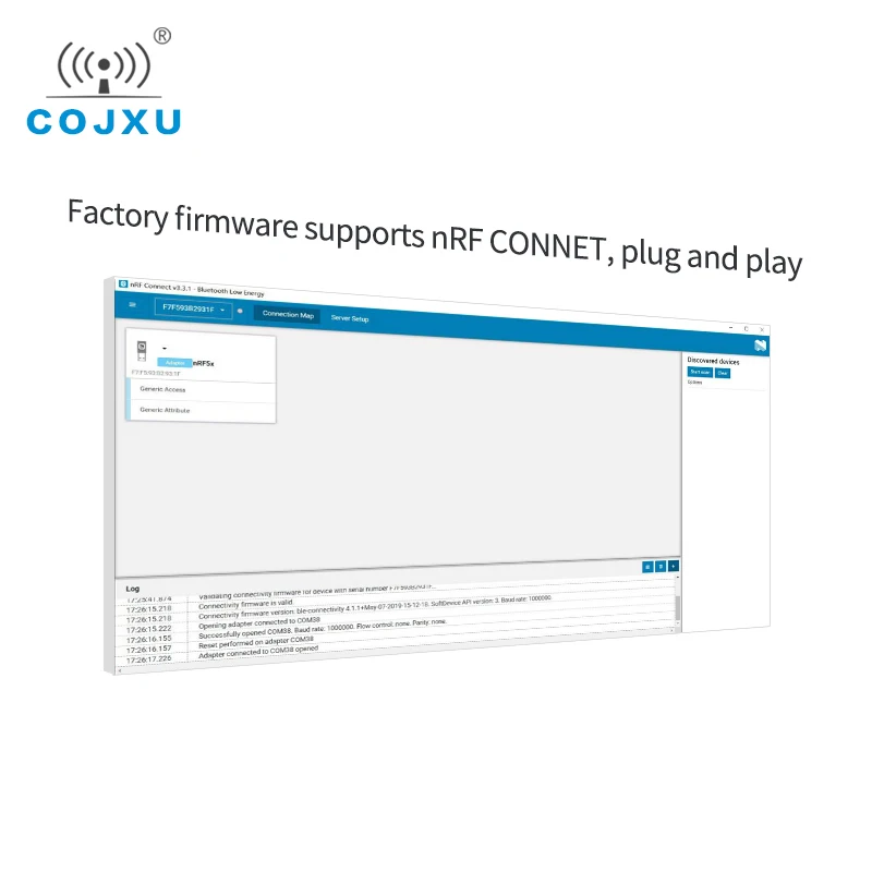 NRF52840 модуль BLE5.0 RF 2 4 GHz PCB Бортовая антенна E104 BT5040U USB интерфейс