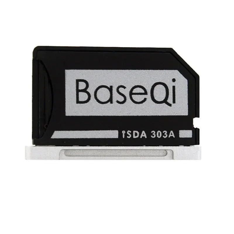 Baseqi Macbook 303a Alumínio Stealth Drive Micro sd tf Adaptador de Cartão Leitor de Cartão sd para Macbook Pro Retina 13 Polegada - Imagem 4