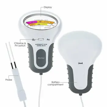 

CL2 Tester 2 In 1 Water Quality, PH And Chlorine Level At PC-101 Digital Portable In The Pool Analytical Instruments For Spa