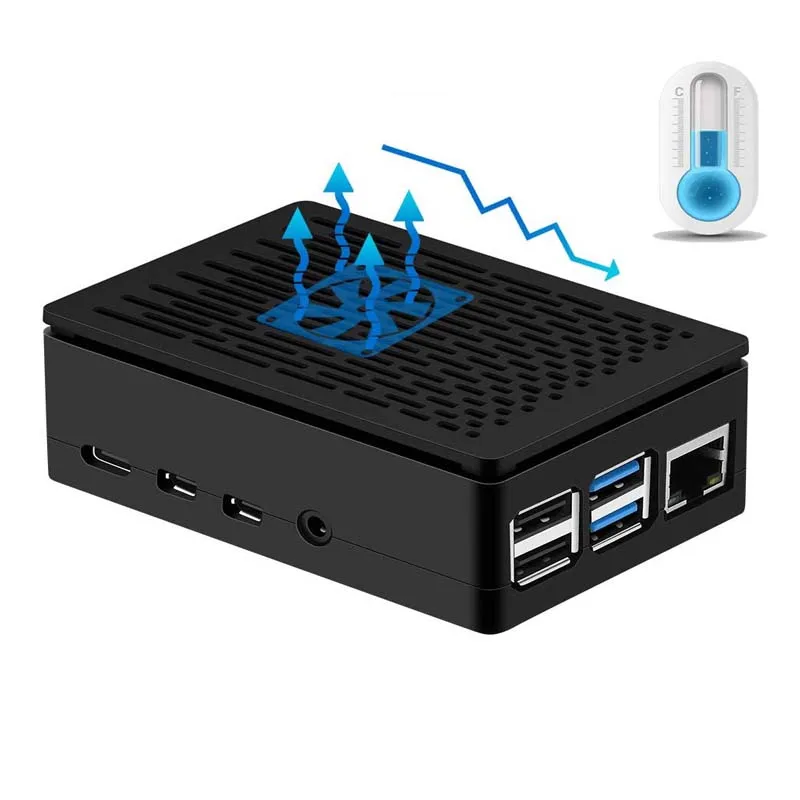  Original Raspberry Pi 4 Model B 1/2/4GB RAM  Case  Heat Sink  Power Adapter  32 GB SD Card  Micro H