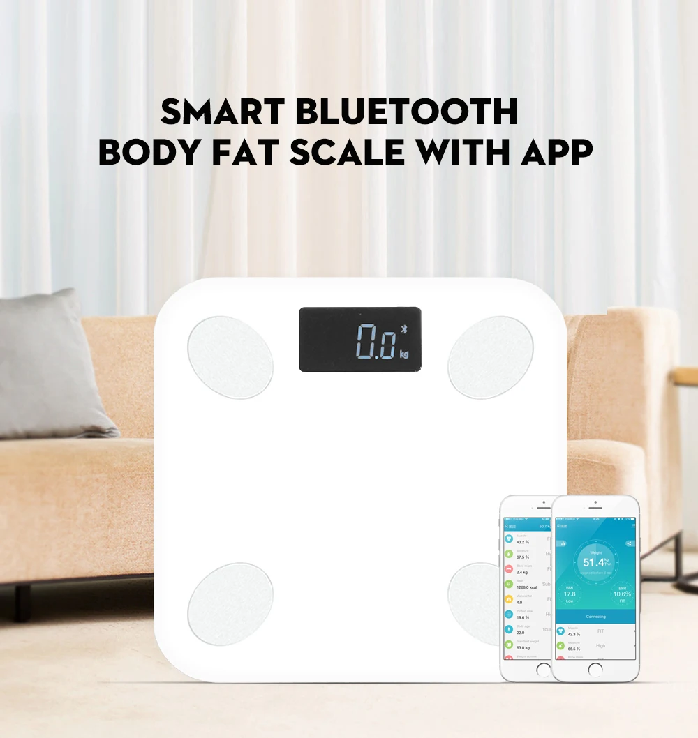 Bluetooth весы напольные весы для тела, весы для ванной комнаты, смарт-дисплей с подсветкой, весы для тела, жир, вода, масса мышц, BMI