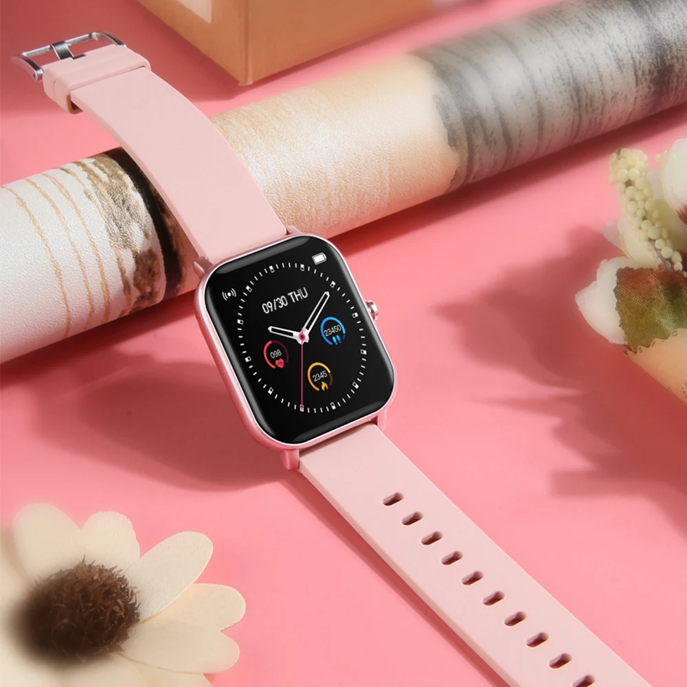 COLMI P8 1,4 zoll Smart Uhr Männer Voller Touch Fitness Tracker Blutdruck Smart Uhr Frauen GTS Smartwatch für Xiaomi