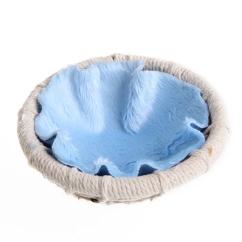 

Bird Nest Breeding Hemp Rope House Home Weave Canary Finch Budgie Handmade Decor