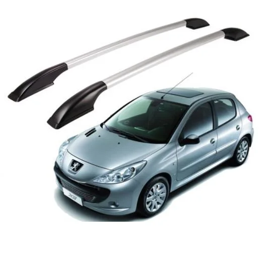 Для Peugeot 207 206 Автомобильный Алюминиевый сплав Багажник На Крышу багажник бар