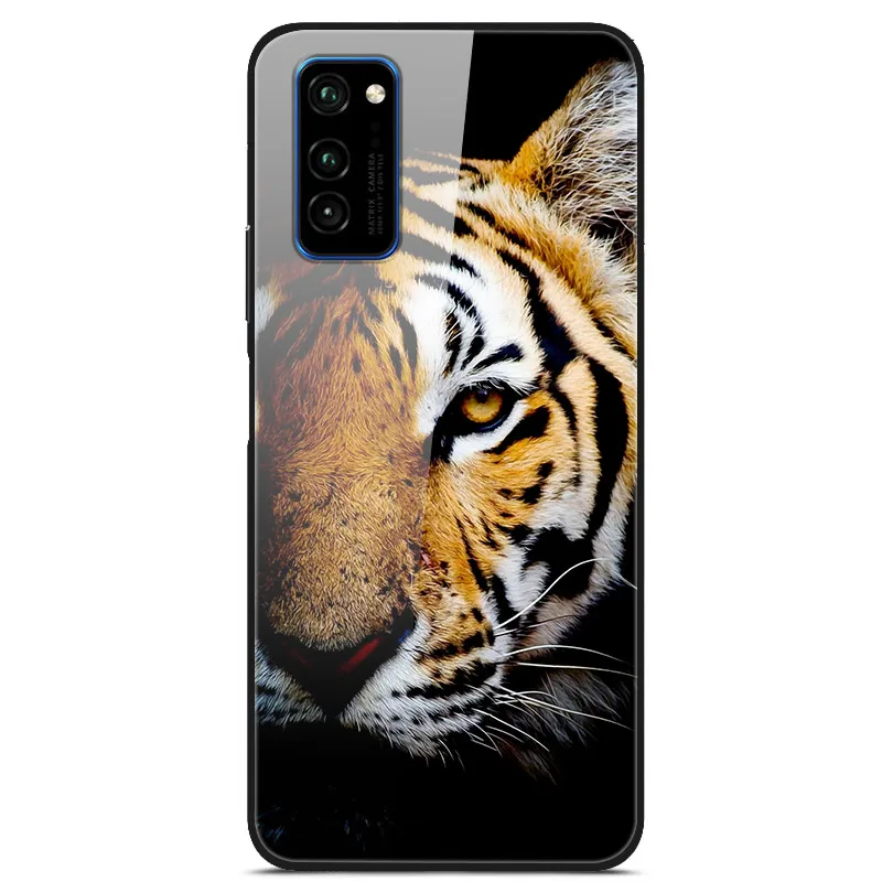 Для huawei honor view 30 Чехол из закаленного стекла жесткий чехол для телефона для huawei honor View 30 Pro TPU бампер чехол s honor v30