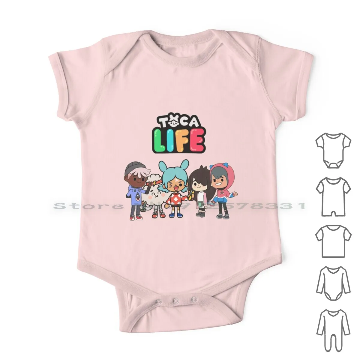 Toca Boca Newborn Baby Clothes Rompers Cotton Jumpsuits Toca Life Toca