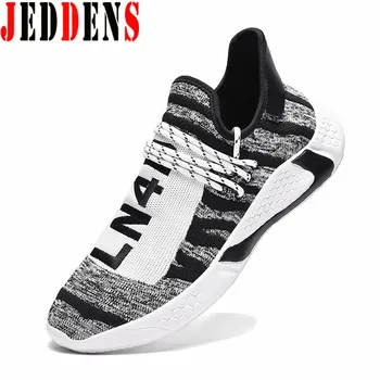 

Summer Mens Shoes Male Light Soft Sock Shoe Big Size Men's Black Sneakers Fly Weaving Men Trainers Slip on Man Casual Shoes M12