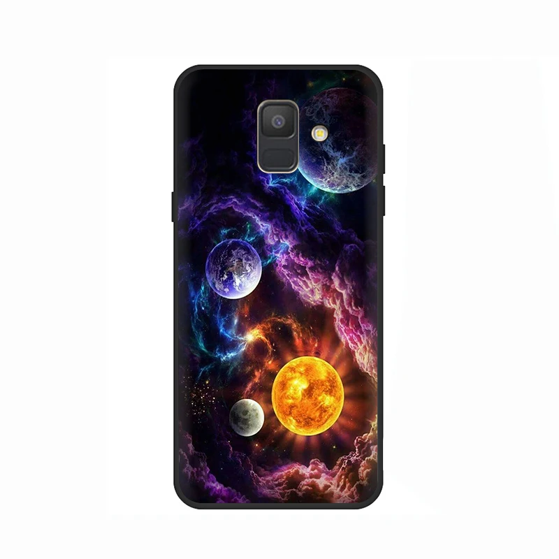 Космическая планета Мягкий силиконовый чехол для телефона для samsung A3 A5 A6 плюс A7 A8 A9 A10s 20С 30С 40С с 50s 60 70 J6 - Цвет: B8