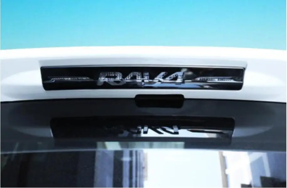 304 нержавеющая сталь для Toyota RAV4- Высокая Тормозная лампа декоративная заплатка аксессуары