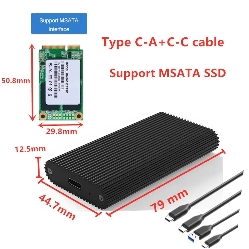 PCIE M.2 NVME GEN2 10Gbps SATA NGFF 6Gbps Case USB SSD Enclosure Type C USB 3.1 SSD Case NVME Hard Disk Enclosure HDD Case best external hard drive enclosure HDD Box Enclosures