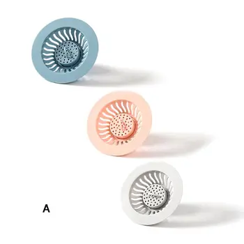 

3pcs/set Kitchen Bathroom Drain Cover Hair Catcher Colander Filter Sink Strainer