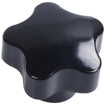 

star plastic M8 x 32mm, female black knob clamping thread 14pcs