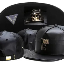 Черная кожаная кепка в стиле хип-хоп, бейсболка для мужчин и женщин, для взрослых, Уличная Повседневная Кепка-бейсболка от солнца, крутая Кепка