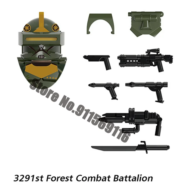 501st Clone Trooper Building Blocks Republic Commando Force 99 Hunter Crosshair Wrecker Echo Cody Rex Star Brick Figure Wars Toy D-X1628