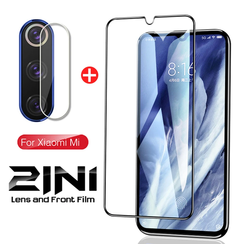 

2-in-1 Mi 9Lite Camera Lens Tempered Glass on the For Xiaomi Mi 9 Mi9 Lite 9SE Light SE Screen Protector Glass Protective Film