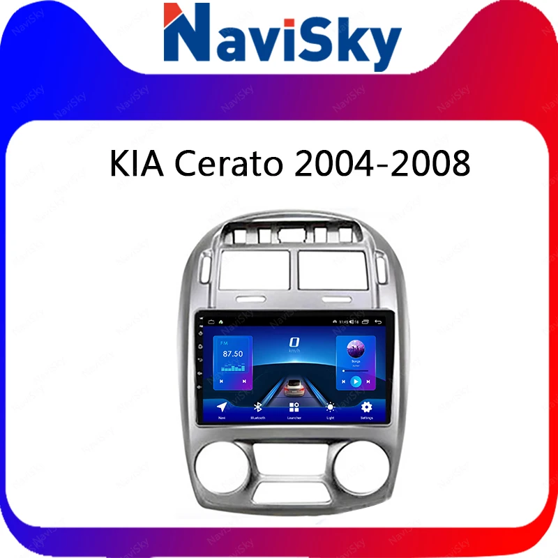 Автомагнитола Navisky мультимедийный проигрыватель с GPS-навигацией Android 10 IPS DSP для Kia