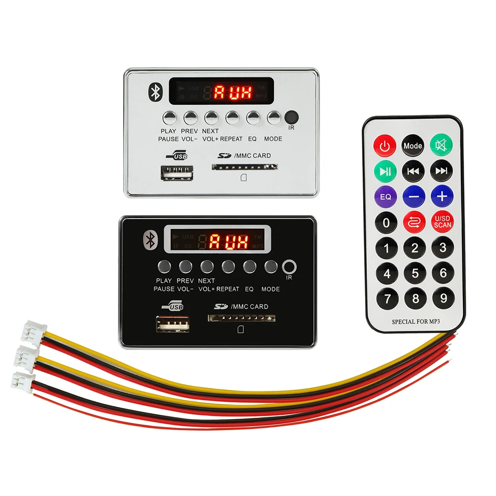 Bluetooth TF USB FM Aux радио mp3 плеер встроенный Автомобильный Hands free MP3 декодер плата
