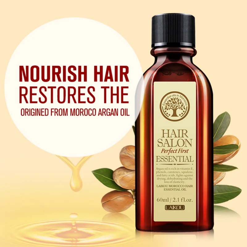

Pure Moroccan Argan Oil Care Hair and Scalp Treatment Moisturizing Hair Oil Easily Absorbed Oils Increase Gloss Repair Hair Care