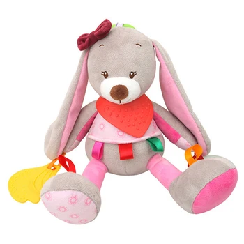 

Best Sale Newborn Baby Plush Toy Cute Rabbit Soft Handbell Rattles Toy Baby Activity and appease Toy For Kids Newborn Baby