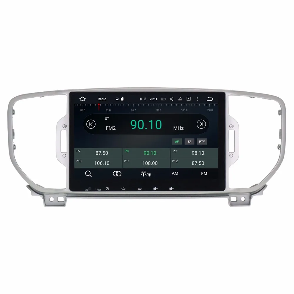 Cheap Android 9.1 Car Radio Multimedia Player GPS Navigator For KIA Sportage 4 2016 2017 2018 2019 wifi BT Audio 2Din no DVD head unit 9