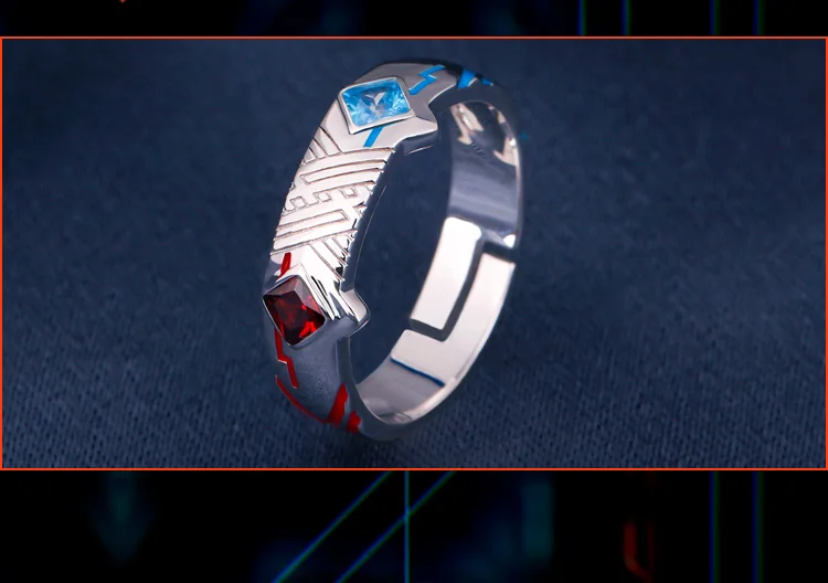 Аниме DARLING In The FRANXX ZERO TWO Ring 925 серебряные ювелирные изделия 02 реквизит для косплея аксессуары регулируемое кольцо женский подарок