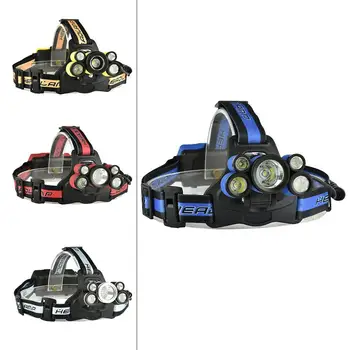 

Super Bright 5 Bulbs Headlight USB Recharge Zoomable Headlamp 5 Modes LED Torch Lamp USB Rechargeable Headlight LED Light