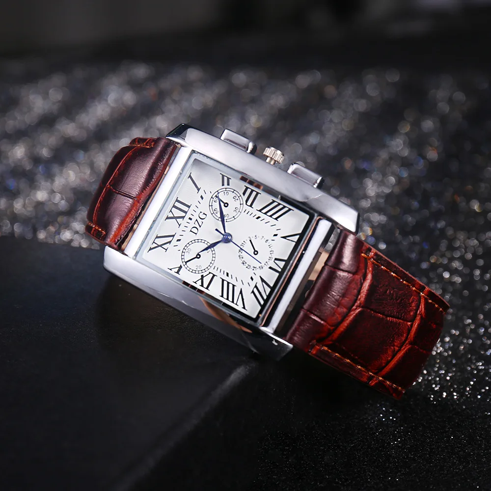 

tendencia de mujer 2020 Fashion Brand Watches Female Ladies Quartz New Watches Women Square Wrist Watches Leather Clock