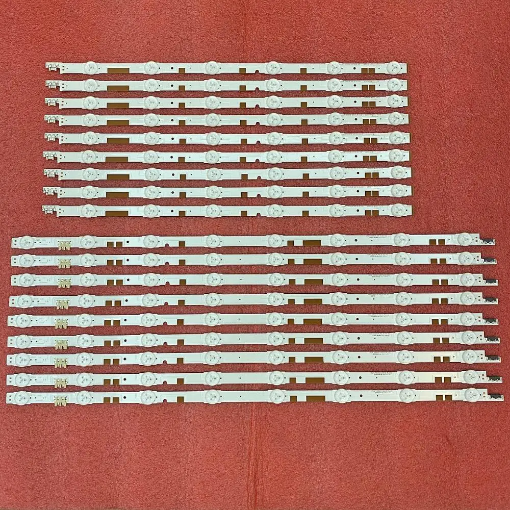 18 pcs LED backlight strip for Samsung UA55JS7200 UE55JU6800 UE55JU6850 UE55JU6870U V5DR_550SCA 550SCB_R0 BN96-38481A 38482A
