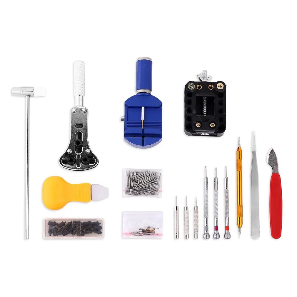 147pcs/set Professional Watch Opener Pin Link Remover Bar Instruments Set Watch Repair Tools Kit With Carrying Case