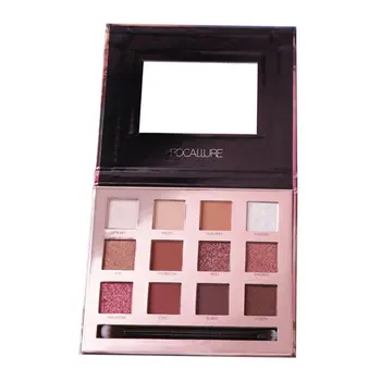 

12 Colors Eye Shadow Powder Shimmer Matte Glitter Eyeshadow Palette Long Lasting Waterproof Eye Makeup Women Cosmetic