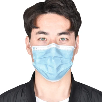 

50 pcs 3 Layer Filter Non-Woven Disposable Face Mask Safety Protection Prevent Droplets Health Care Fast shipping In Stock Hot