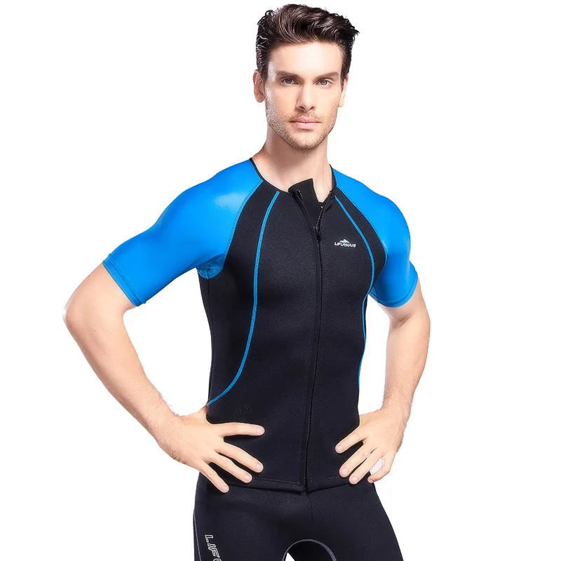 

2018 Hot Selling MEN'S Short Sleeve Shirt Outdoor Surfing Ultra-stretch Body Hugging Neoprene Diving Suit Sun-resistant Surfing