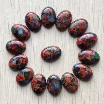 

2020 New Fashion good quality natural onyx Oval CAB CABOCHON stone beads for jewelry making 18x25mm wholesale 20pcs/lot free