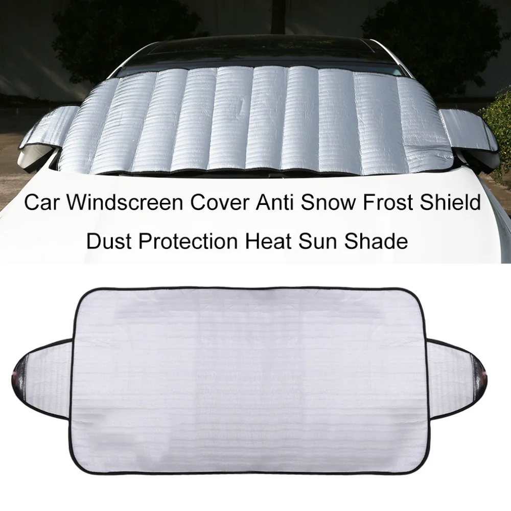 BianchiPamela Windscreen Cover Heat Sun Shade Anti Snow Frost Ice Shield Dust Protector 