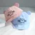 Милый Мультяшный Медведь Baby Boy Hat Сплошной Цвет Детская Бейсболка с Ушами Открытый Дышащий Хлопок Младенческие Девочки Солнцезащитная Шляпа
