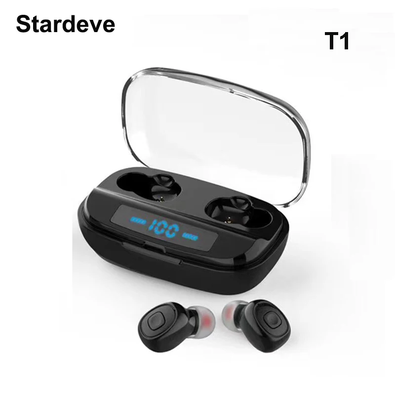 TWS Bluetooth наушники с микрофоном светодиодный дисплей беспроводные Bluetooth наушники вкладыши гарнитура для Xiaomi huawei