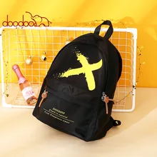 Guangzhou WOMEN'S Bag Autumn And Winter Versitile Fashion Backpack Trend Graffiti Cross Backpack a Generation of Fat