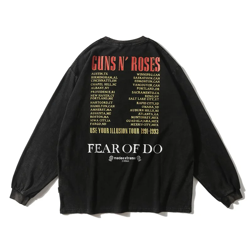 UNCLEDONJM Streetwear Women T Shirt Long Sleeve Harajuku Tshirt Hip Hop Print T-shirts Autumn Causal Tops Tees Tops ME-1990