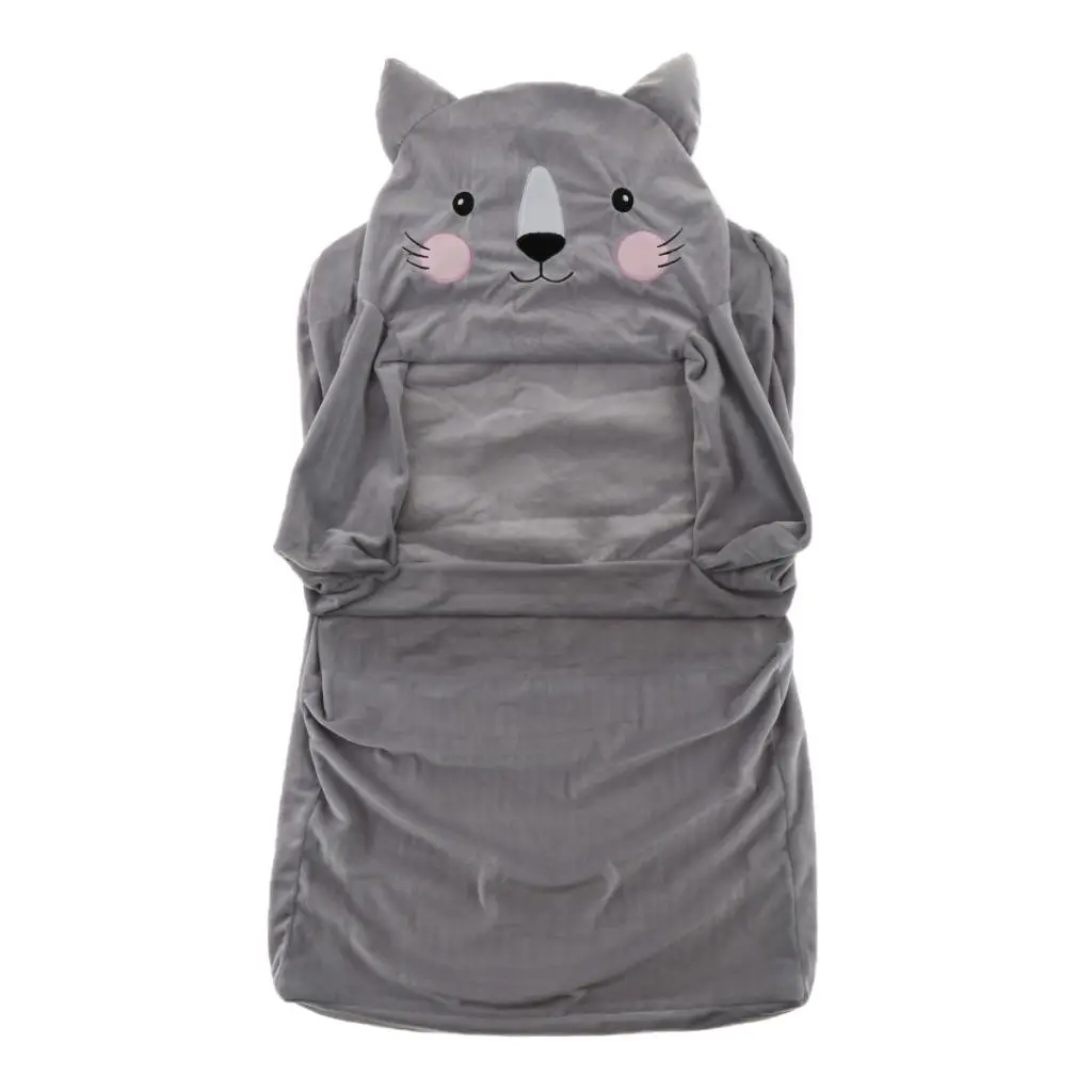 Cartoon Armchair Cover Cute Cartoon Washable Children Fold Sofa Chairs Seat Cover Upholstered Living Room Furniture